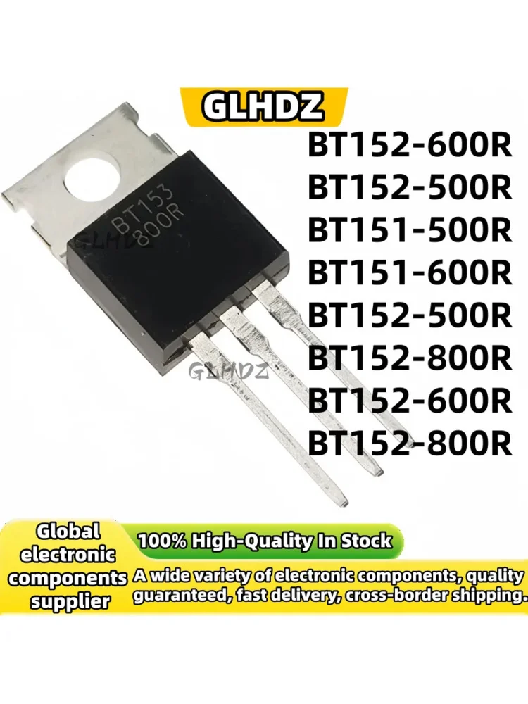 10 sztuk - 50 sztuk, BT151-500R, BT151-600R, BT151-800R, BT152-500R, BT151, BT152 tyrystor 500V 12A SCR sterowany krzemem — zdjęcie produktu 2