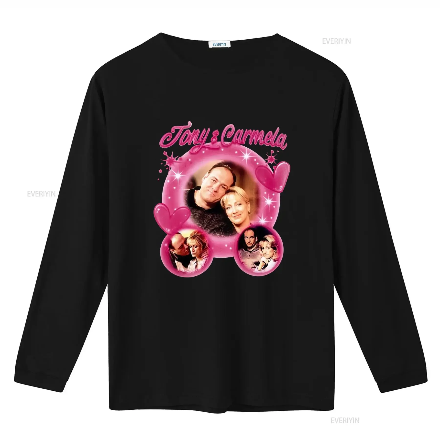 Tony Carmela Forever T Shirt Heartwarming Design with Starry Accents for Fans vintage Washed streetwear graphic Stylish fashion
