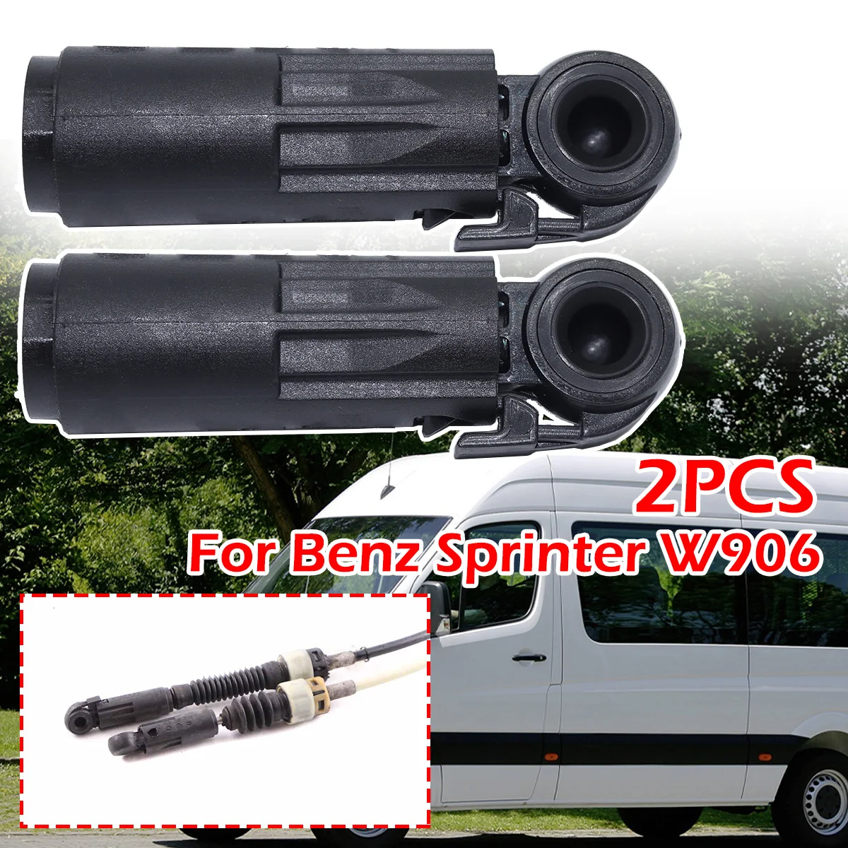 6 Speed Manual Gearbox Shift Cable Linkage Control Collet Shifter Lever Selector End Rod Connect For Mercedes-Benz Sprinter W906