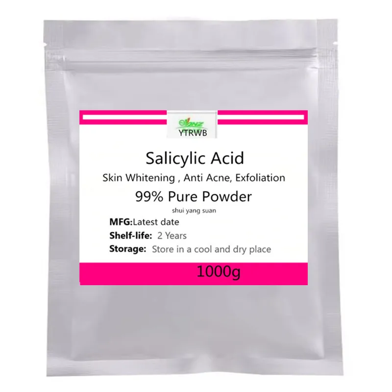 High Grade Salicylic Acid Powder Cosmetic Raw, Skin Whitening , Anti Acne, Exfoliation,Skin Care