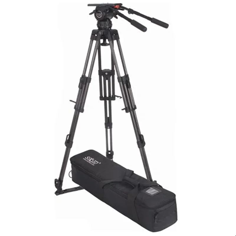 Photography Equipment Secced Reach Plus 4 Kit Professional CCTV Broadcasting Video Tripod 32KG Loading