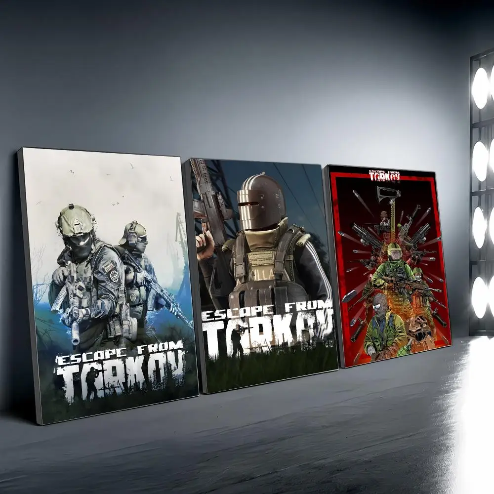e-escape from tarkov game Painting Calligraphy Modern Canvas Wall Art for Bedroom & Living Room | Home Decor Gift