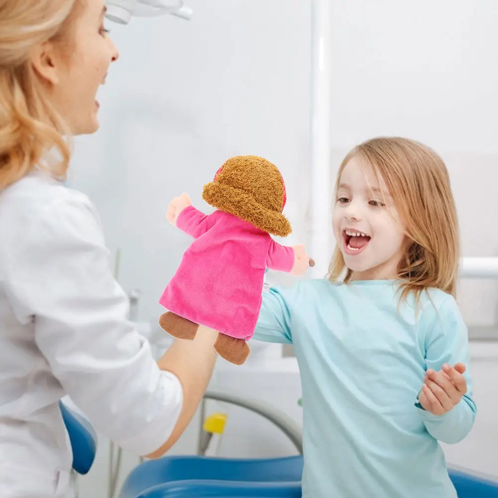 

Набор из 2-х семейных кукол-перчаток для детей 2-4 лет: креативный интерактивный обучающий инструмент для родителей и детей, для занятий в классе и кукольных представлений