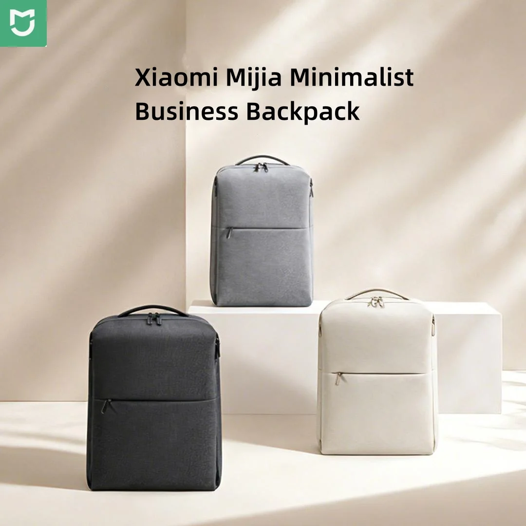 Xiaomi Mijia Minimalist Business Backpack, 16 Inch Laptop Backpack with Independent Computer Compartment, Commute Travel Daypack