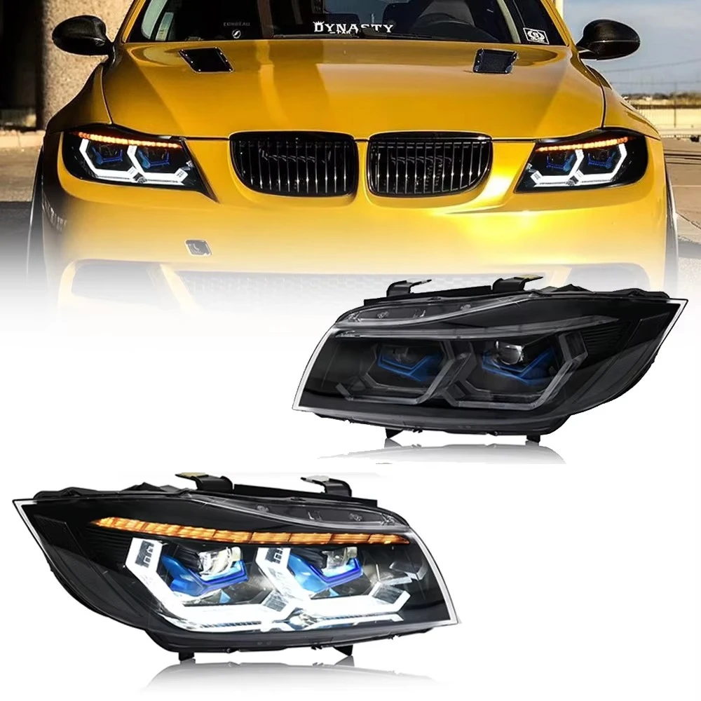 Auto Accessories Car LED Head Lights for BMW 3 Series E90 E91 2005-2012 Front Lights 320i 330i 328i Projector Lens LED DRL