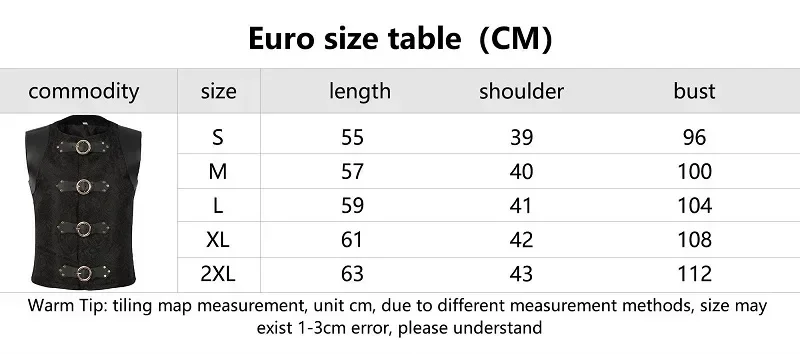 2025 할로윈 중세 재킷 고딕 남성 빅토리아 스타일 정장 조끼 스팀펑크 고딕 조끼 남성 캐주얼 조끼 무대 공연 의상