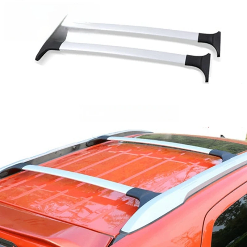 2Pcs Aluminum Alloy Roof Rack Rails SUV 2013-2020 Side Bars Luggage Easy Installation Exterior Auto Parts