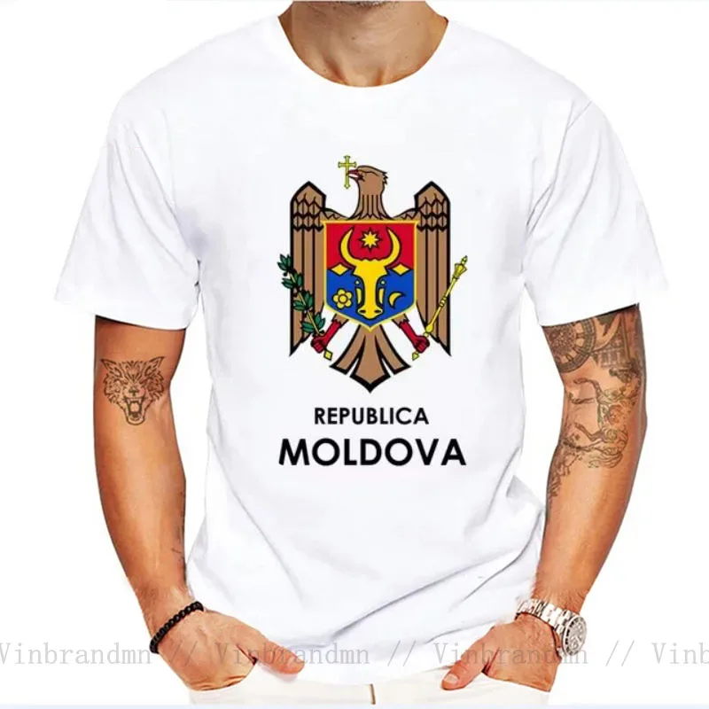 Moldova Moldovan MDA MD men t shirt fashion Jerseys nation team 100% cotton t-shirt fitness brand clothing 2021 summer Tops Tees