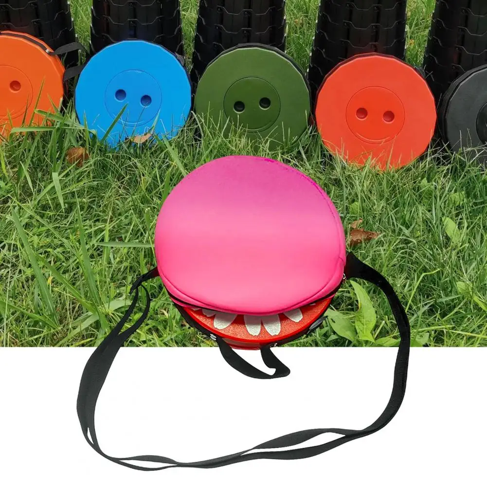 Stool Shoulder Bag Outdoor Soft Cushion Storage Stool Nylon Webbing Telescoping Collapsible Stool Storage Bag for Hiking Tours