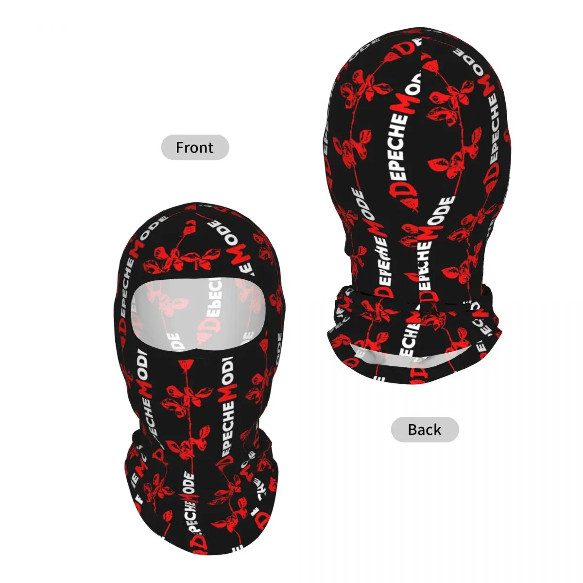 Depeche Cool Mode Music Violator Breathable Thin Balaclava Full Face Mask Sun Protection Neck Gaiter For Motorcycle Fishing