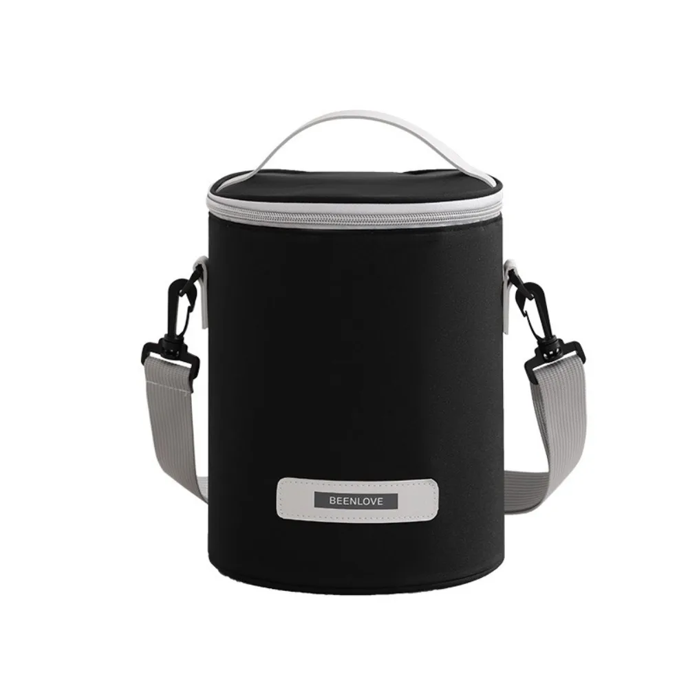 

with Thickened Aluminum Foil Cylinder Lunch Bag Large Capacity Handheld Carrying Cooler Bag Waterproof Insulated