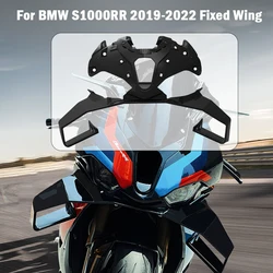 For BMW S1000RR 2019 2020 2021 2022 S 1000 RR Motorcycle Windshield Fixed Wind Wing Fairing Front Aerodynamic Spoiler Winglet