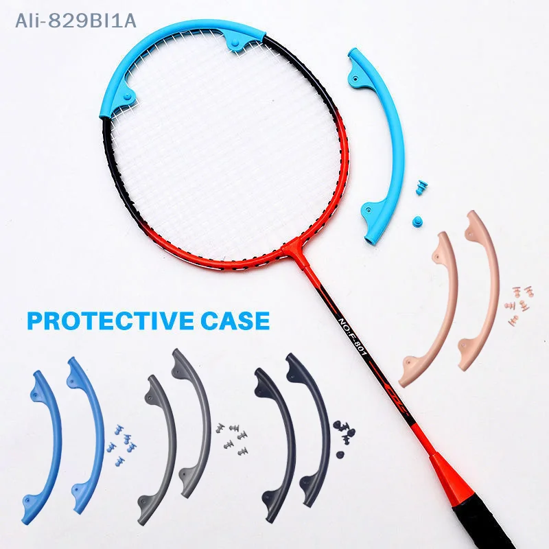 Racket Head Protector Badminton Racquet Wire Frame Protective Sleeve User-Friendly Design Protective Tool For Badminton Lovers