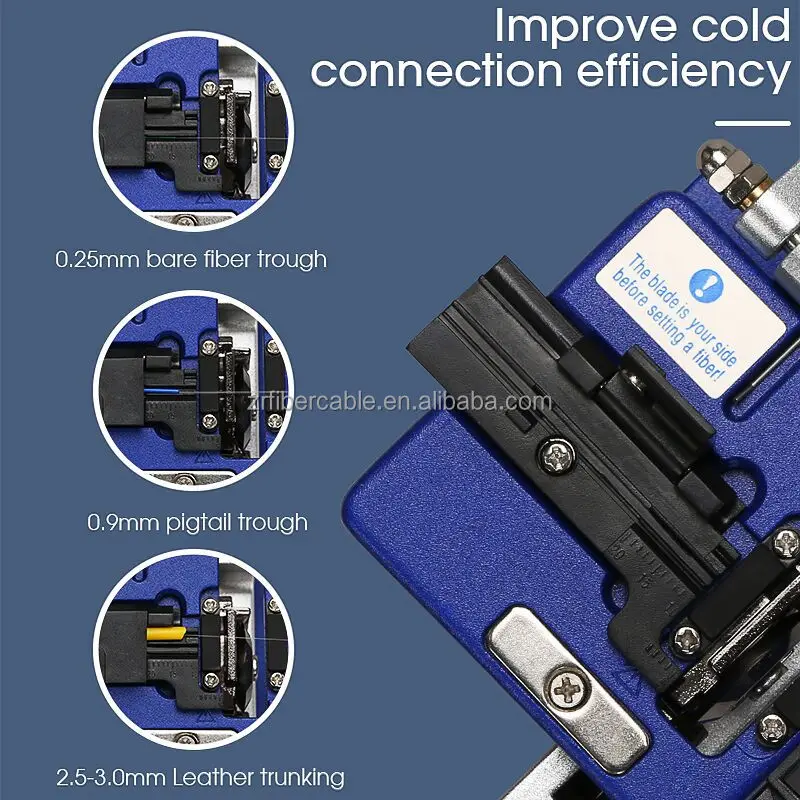 High Precision FC-6S FTTH Optical Fiber Cleaver Cable Cutter view 4