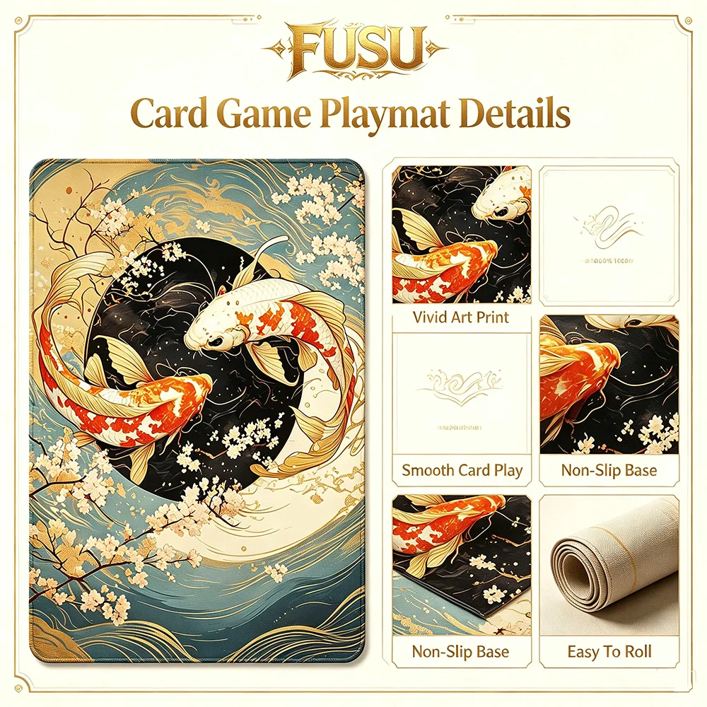 Oryantal Yin Yang Koi Balığı S - Play Mat Neoprene incelemesi ve fiyatı