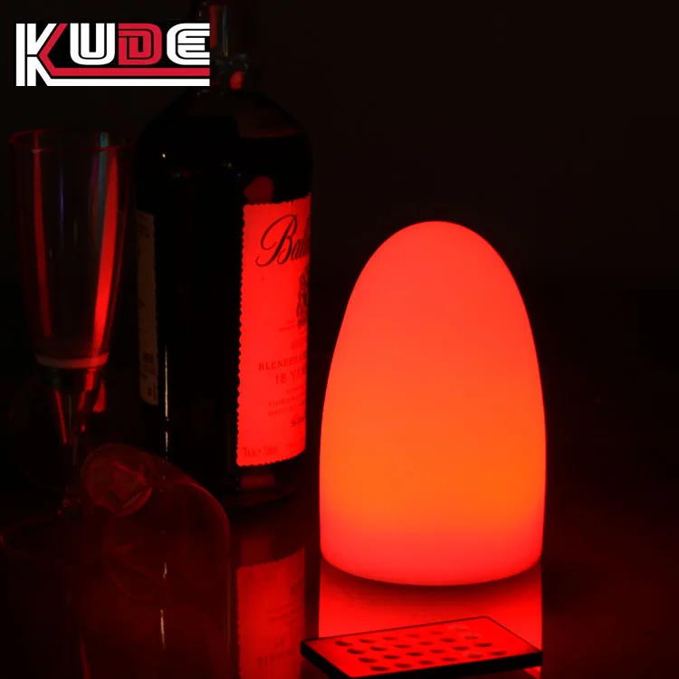 New LED bar charging egg table lamp colorful remote control creative table lamp decoration