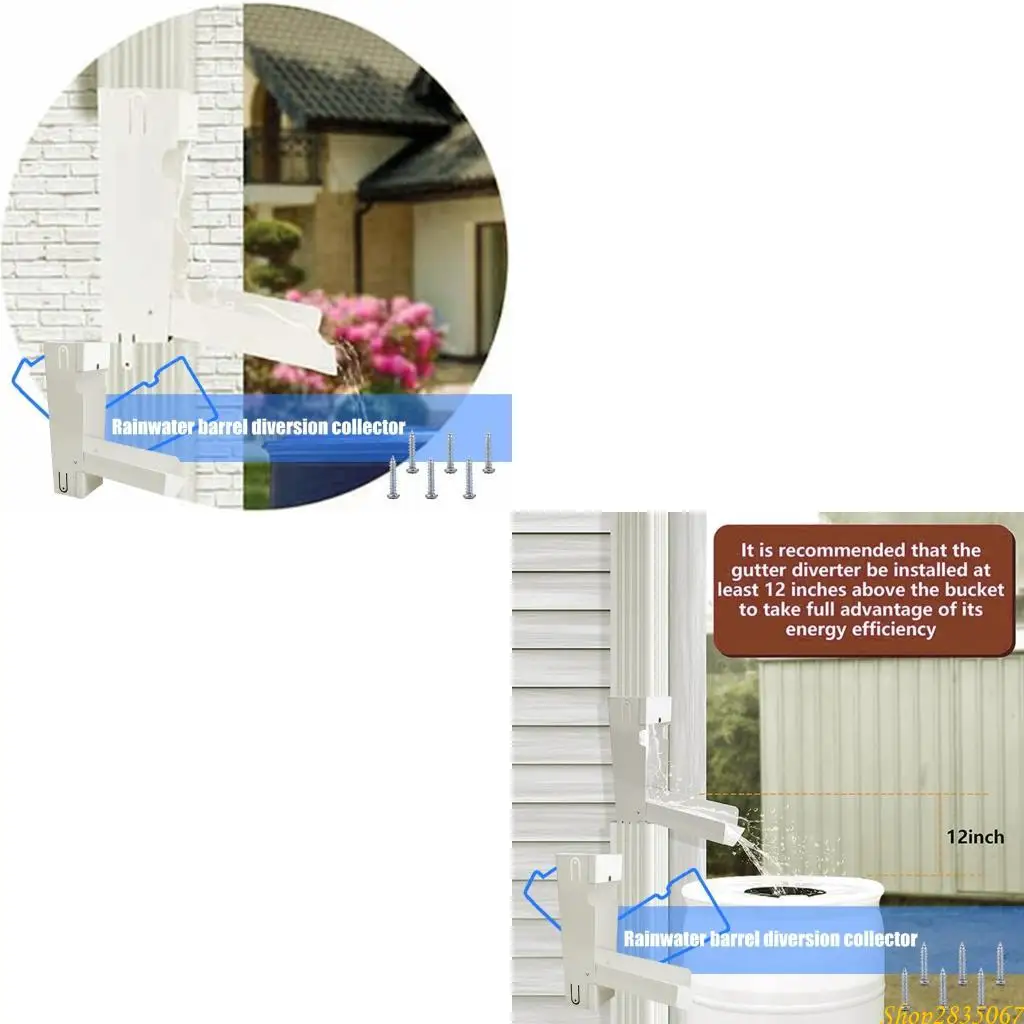 Efficient Rainwater Harvesting System Rainwater Catcher Tool for 3x4 Downspouts 831F