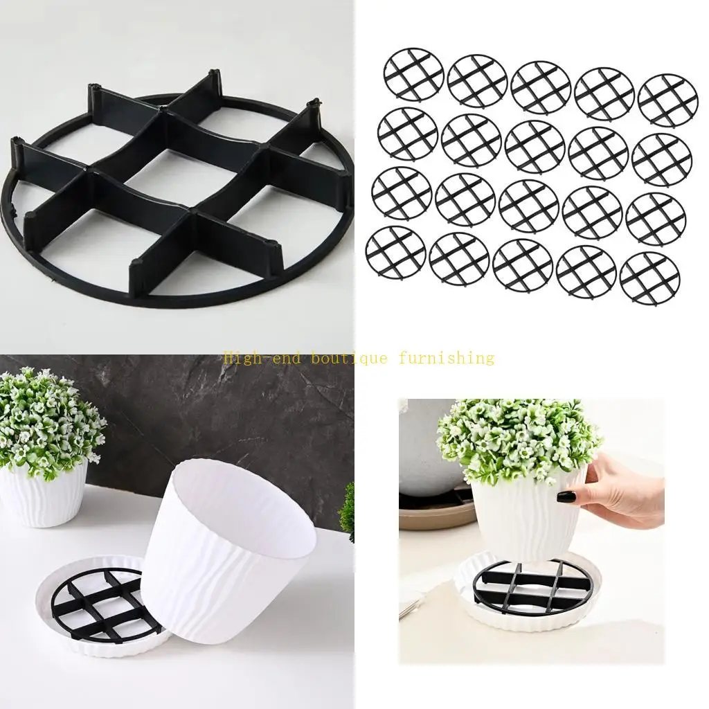 L9NB Heavy Type Plant Saucers Ventilation Holes Prevents Soil Erosion Indoor Use