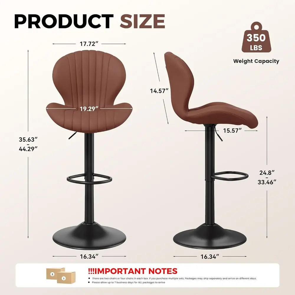 ern Bar Stools Set o 4, Adjustable abric Upholstered Swivel Bar Stools, Counter Height Bar Chair with Backrest or Kitchen Island
