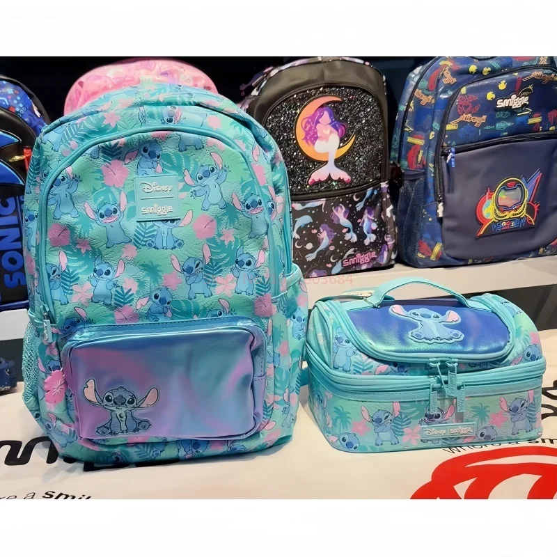 New Australia Smiggle School Bags Disney Stitch Backpack Lunch Bag Water Bottle Student Gift Need To Purchase Individually