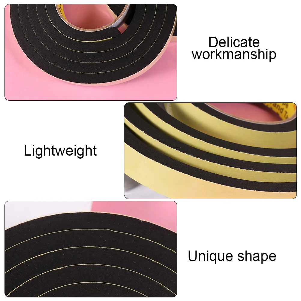 

Strong Sponge Tape EVA Car Door Seal Strip Sound Insulation Rubber Seals Weatherstrip Scratch Resistant Automotive Anti