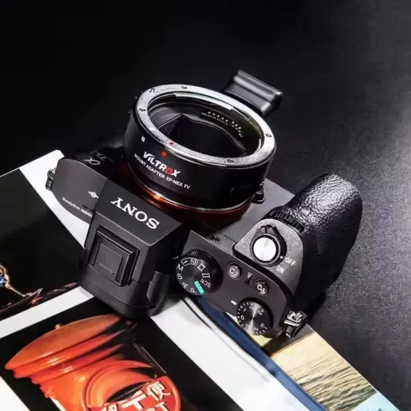 Новый адаптер Viltrox EF-NEX IV с автофокусом для объективов Canon EOS EF/EF-S, совместимый с полнокадровыми камерами E-mount (например, A9II)
