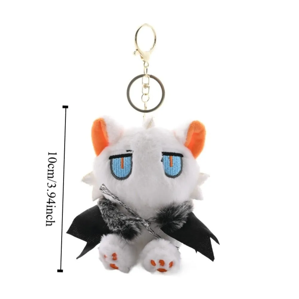 PP algodão demônio gato chaveiro fofo confortável capa gato chaveiro dos desenhos animados pendurado saco de pelúcia pingente meninos e meninas