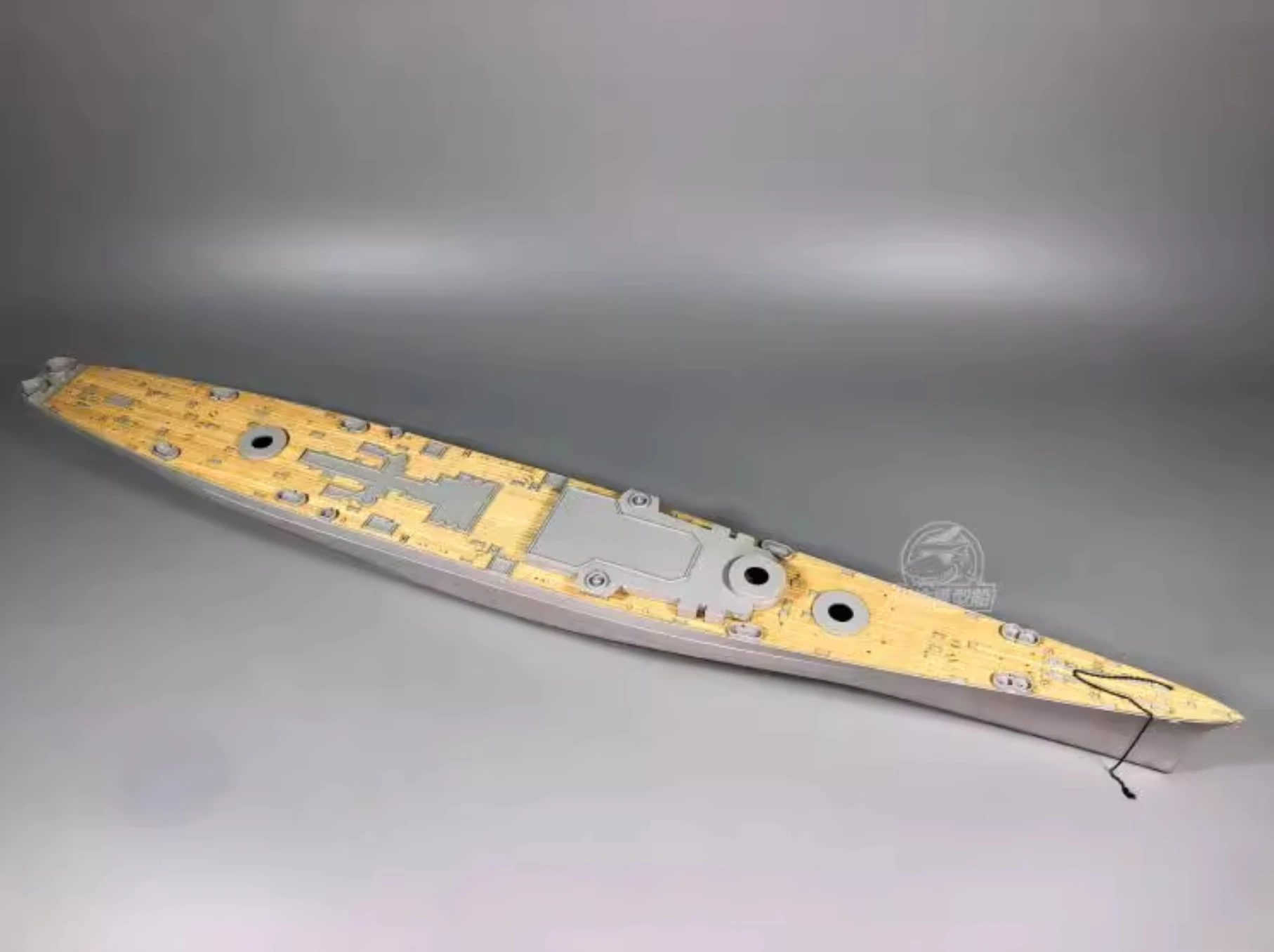 

Деревянная палуба в масштабе 1/350 для HobbyBoss 86514 USS Guam CB-2, наборы моделей корабля с цепью