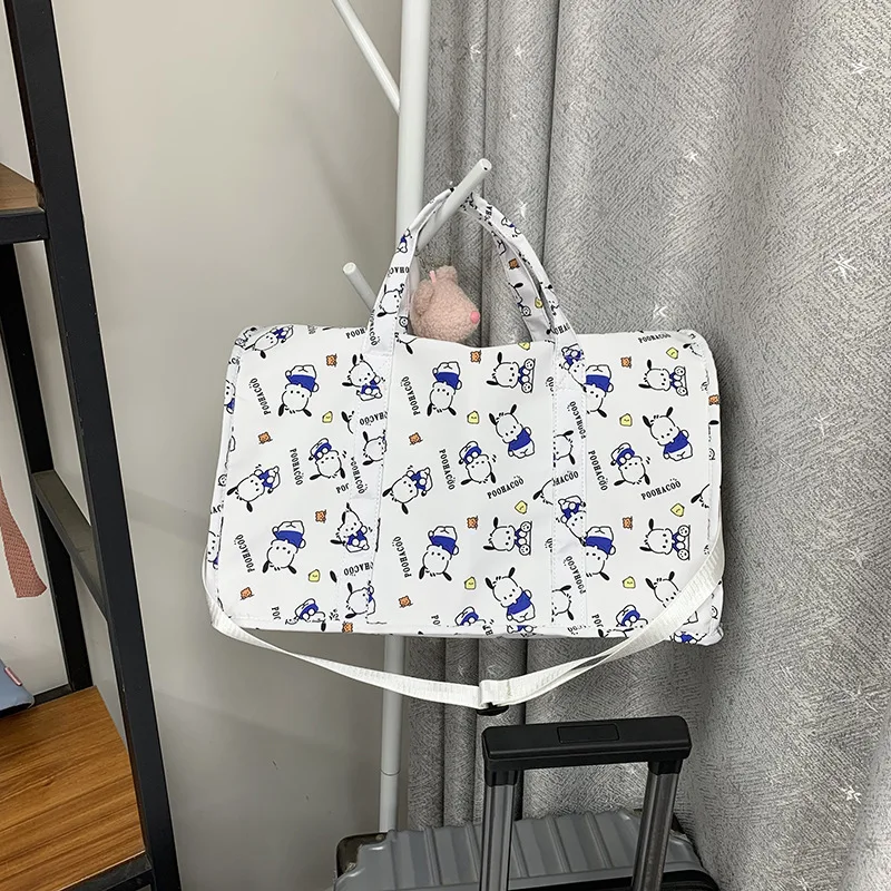 Caliente Sanrio Diagonal Span bolso de hombro de viaje Kawaii Hello Kitty dibujos animados lindo bolso de estudiante bolsa de equipaje de moda nuevo estilo Kit