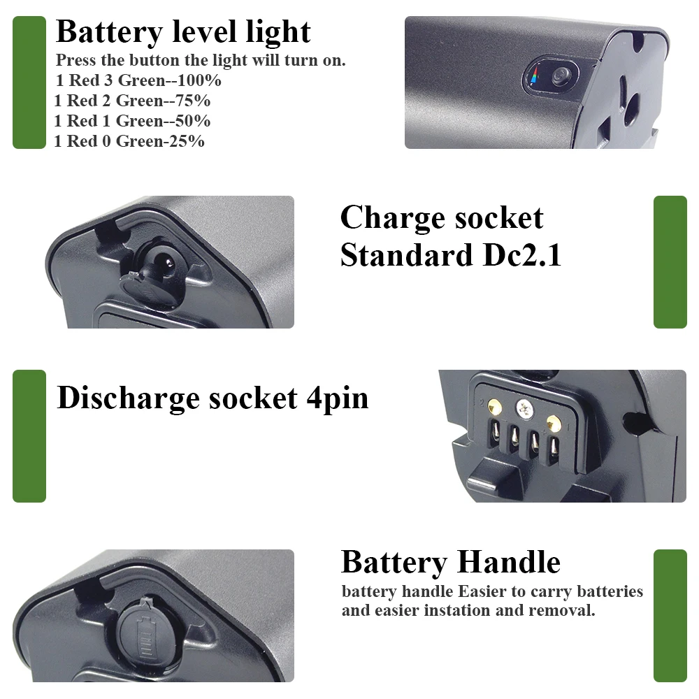 Saxonette 36V Intergrated Batteries 10.4Ah 12Ah 14Ah for X-ZITE bike BKC-22-B Saxonette Comfort Plus 4.0 Comfort plus 4.1 smart