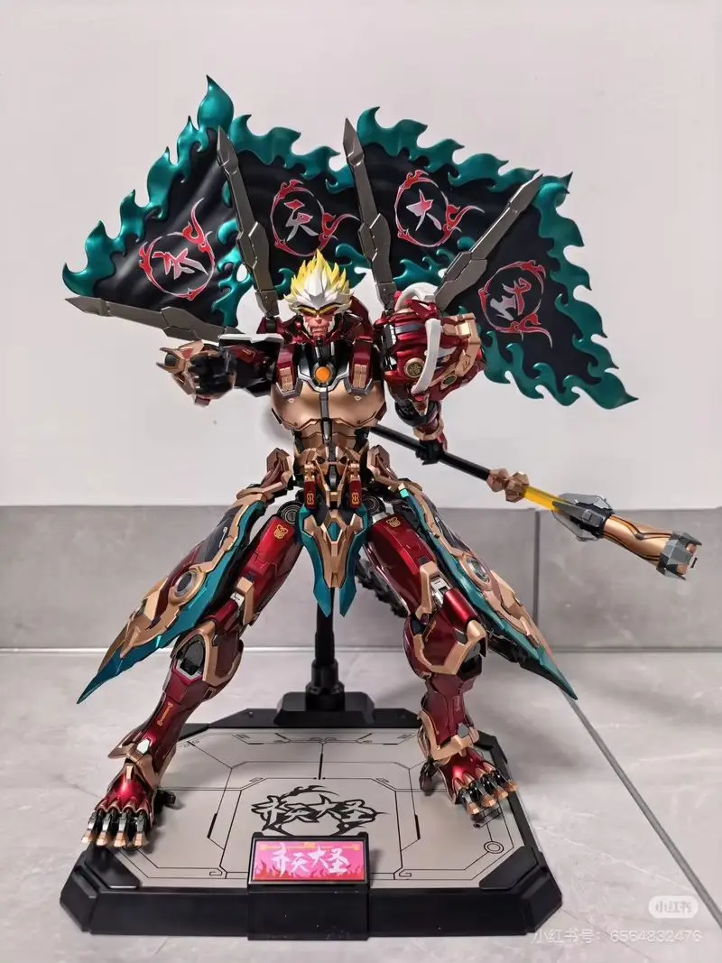 모쇼토이즈 아너 오브 킹스 몽키 킹 액션 피규어 1/10 스케일 메카 수집용 장난감 장식품 게임 애니메이션 팬들을 위한 생일 선물