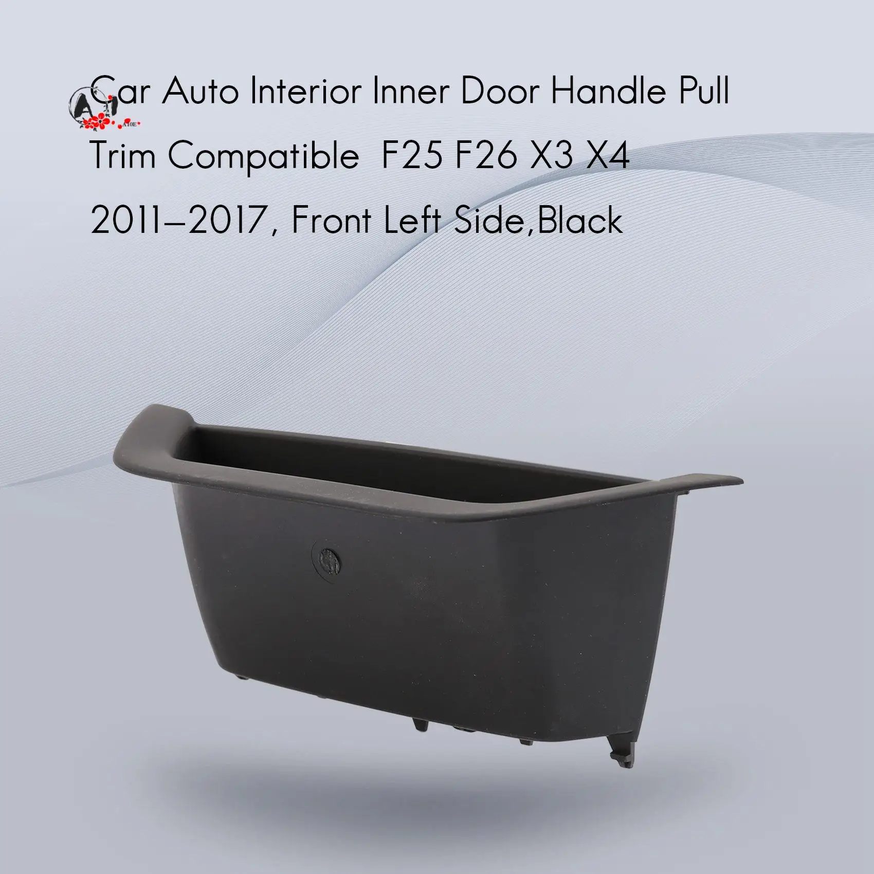 A10E-Car Auto Interior Inner Door Handle Pull Trim Compatible For-Bmw F25 F26 X3 X4 2011-2017, Front Left Side