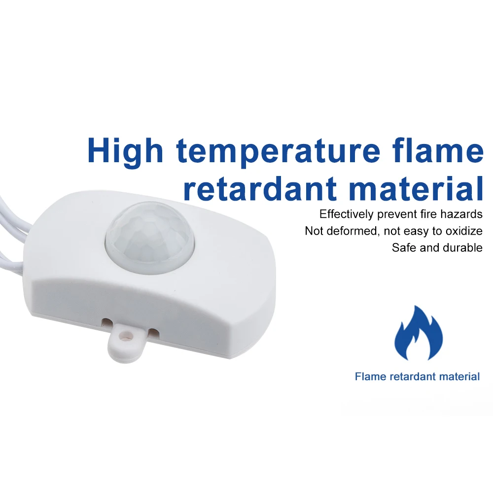 DC 5V-24V 5A USB PIR Cảm Biến Chuyển Động Hồng Ngoại Cảm Biến Cho Đèn LED Dây Thông Minh Công Tắc Cảm Ứng đen Màu Trắng