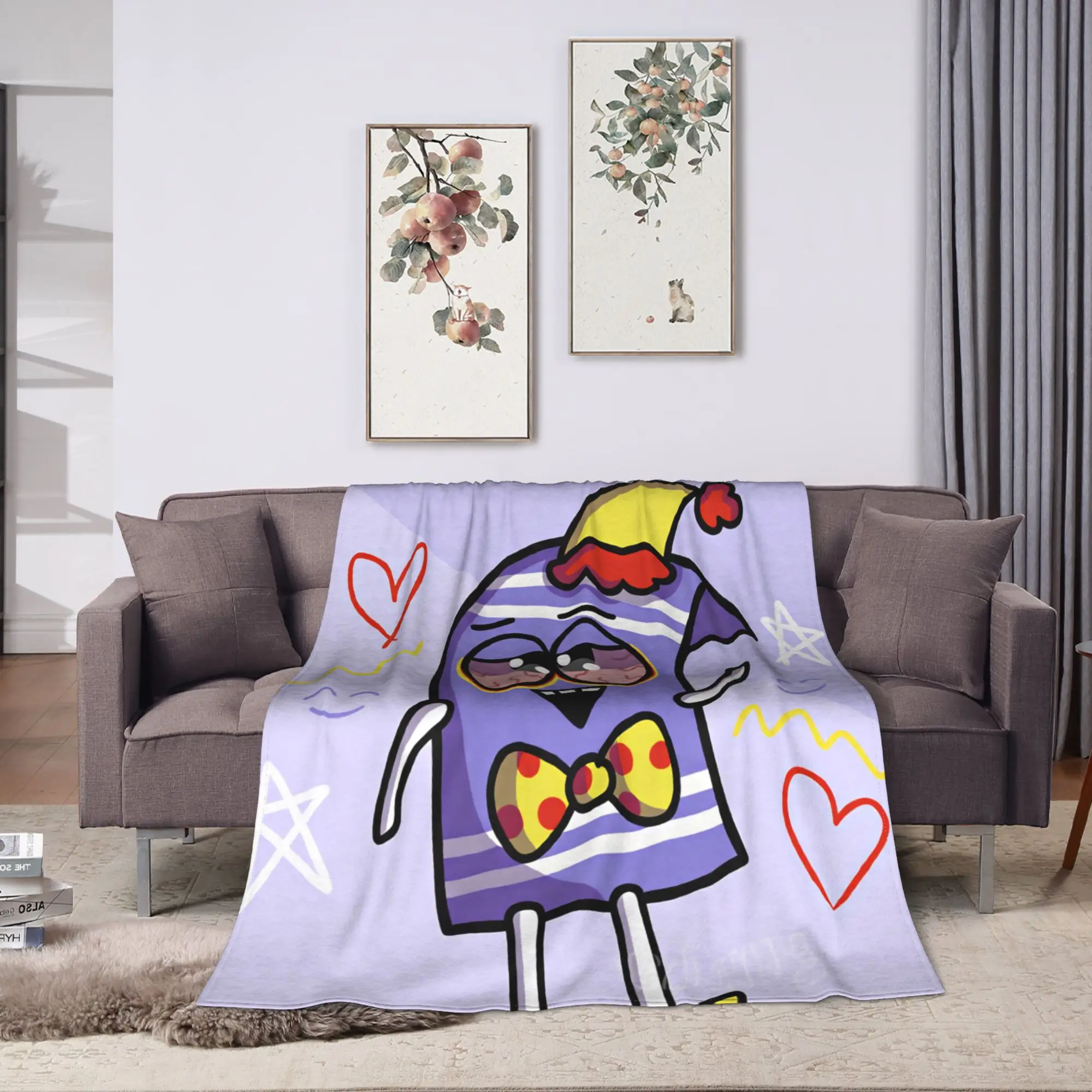 South Cartoon Park Towelie Warm Soft Blanket  Picnic Plush Bedding Throws Funny Couch Chair Flannel Bedspread Sofa Bed Cover