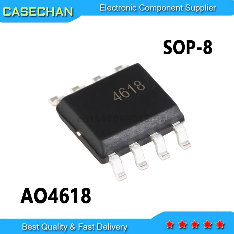 10PCS Baru dan Asli 4618 AO4618 SOP-8