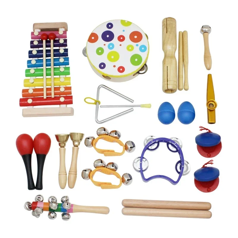 SY-60 Orff 19-piece set Children's musical instrument set Early childhood enlightenment musical instrument Orff 19-piece set