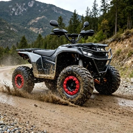 

Обновленный топливный квадроцикл 125CC, 4-тактный вездеход, пляжный багги с электрическим запуском для горных внедорожников, гидравлическое амортизация