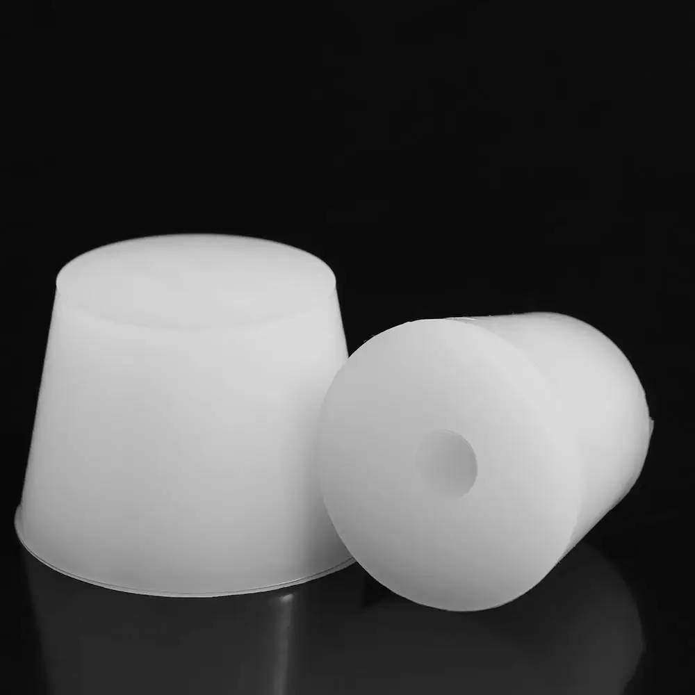 Hollow Wide Mouth Bottle Silicone Conical Fermenter Cover Silicone Plug Test Tube Bottle Stopper