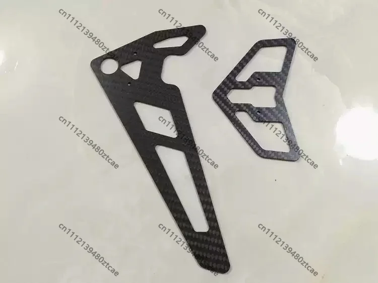 Electric RC Model Helicopter Airframe Repair Spare Parts Carbon Fiber Horizontal Wing Vertical Tail Wing Assembly