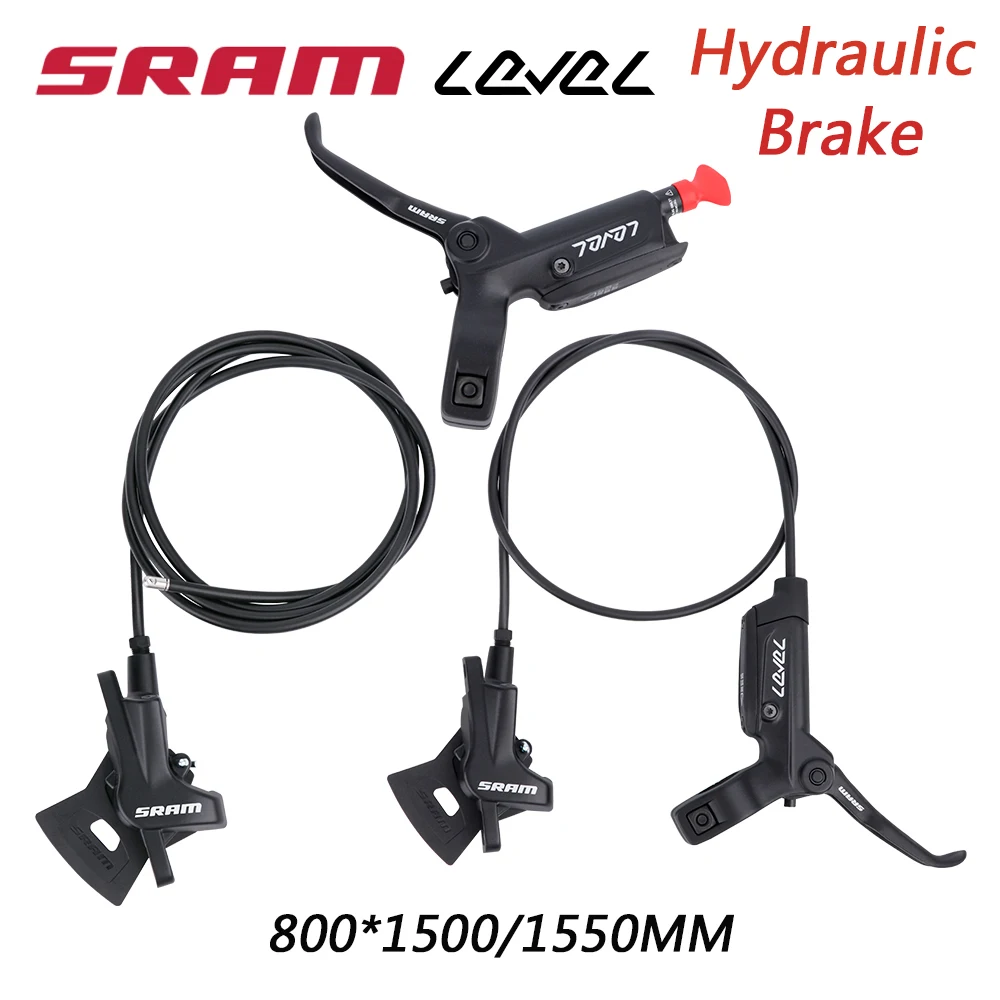 

SRAM LEVER 2 Pistons Hydraulic Disc Brakes Front & Rear 800-1500MM 800-1550MM Black MTB Disc Brakeset Mountain Bike Accessories