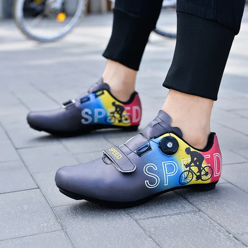 

Черные скоростные велосипедные кроссовки для мужчин и женщин, профессиональные уличные велотуфли для гонок, большие размеры до 47, обувь для шоссейного велоспорта, мужские кроссовки