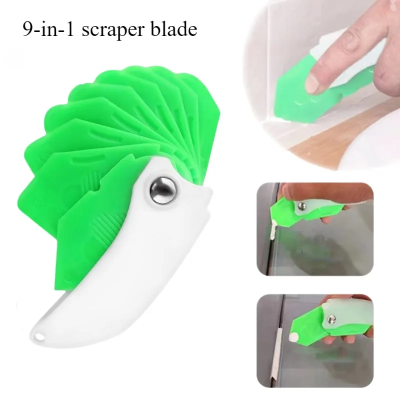 9-in-1-Silikon-Dichtungswerkzeug, professionelles Dichtmittel zum Verbreiten von Fugendichtmitteln, Spreizspatel zum Entfernen von Fliesen, Fenster, Fugen, Kanten