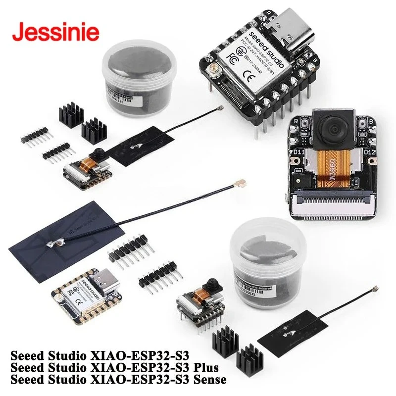 10-個-1-個-seeed-studio-xiao-esp32-s3-sense-esp32s3-plus-24ghz-wifi-ble-50-ワイヤレスモジュールデュアルコアプロセッサ開発ボード