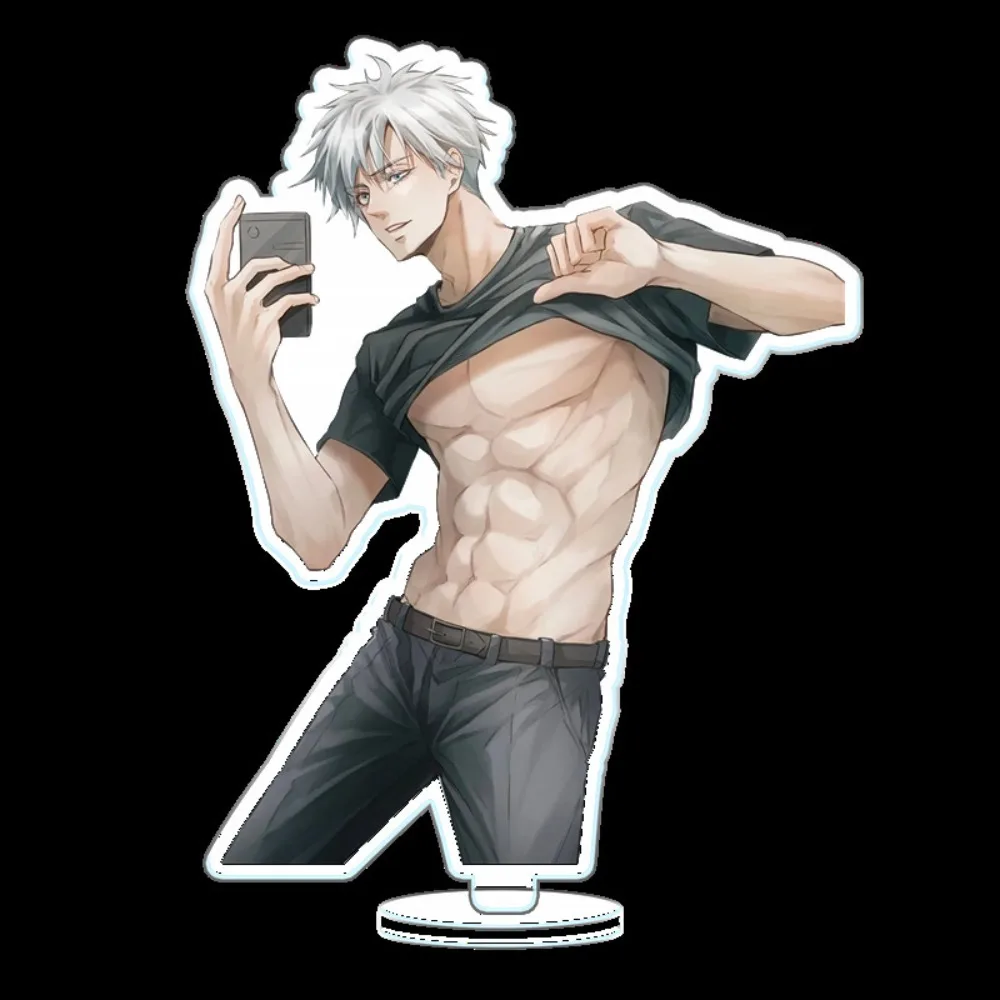 呪術廻戦アニメ周辺機器伏黒恵五条悟虎杖悠仁アクリルスタンドモデルデスクトップ装飾ファン収集ギフト