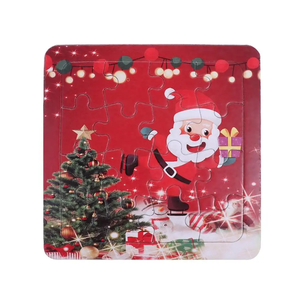 

Christmas Christmas Puzzle Toys Santa Claus Handmade Santa Claus 3D Puzzle Puzzle 3D Toys Assembly Cartoon Jigsaw Puzzles