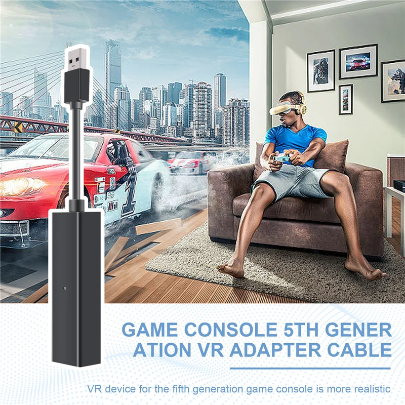 

For PS5 VR Adapter Cable Mini Camera Adapter Connector For Playstation 5 PS5 PS4 VR Adapter Connector Accessories