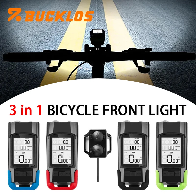 

Многофункциональный передний фонарь для велосипеда 800 люмен, велосипедный фонарь 120 дБ, сверхлегкий прочный велосипедный фонарь-спидометр с гудком