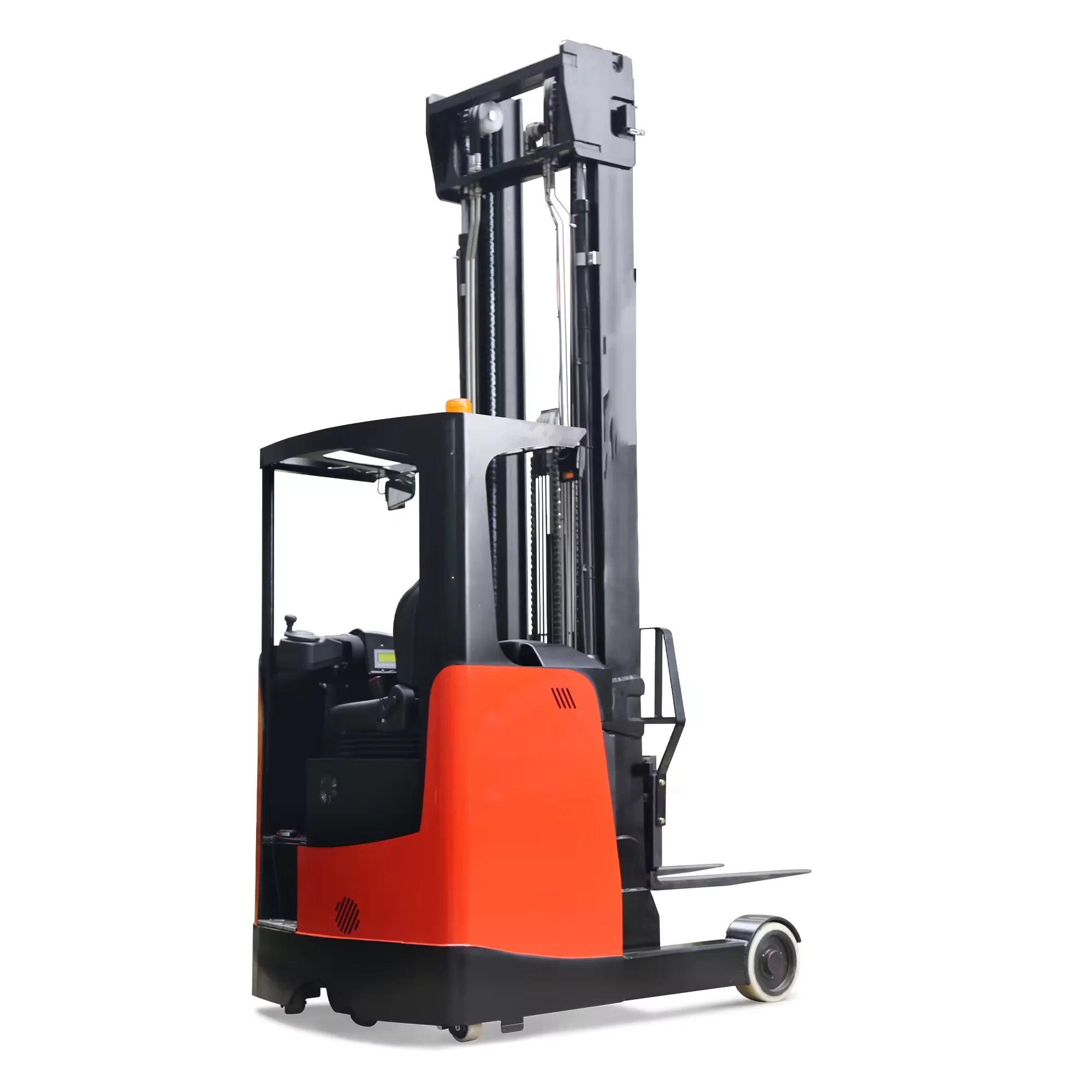 High Reach Forklift CQD20 2ton 12m Reach Forklift Electric Stacker Truck Narrow Aisle Forklift Lift Truck For Sale