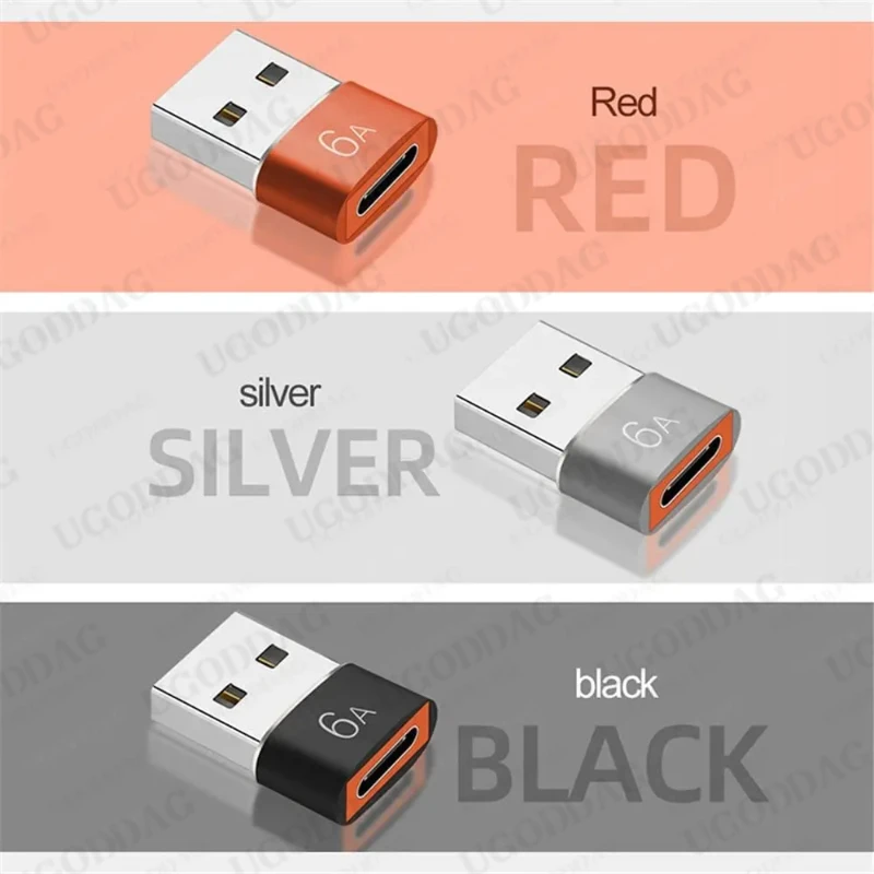 USB To Type-C อะแดปเตอร์ USB ชายประเภท C หญิงอะแดปเตอร์แปลงสายเคเบิลสําหรับ Samsung Huawei USB C สําหรับ iPhone 13 MacBook