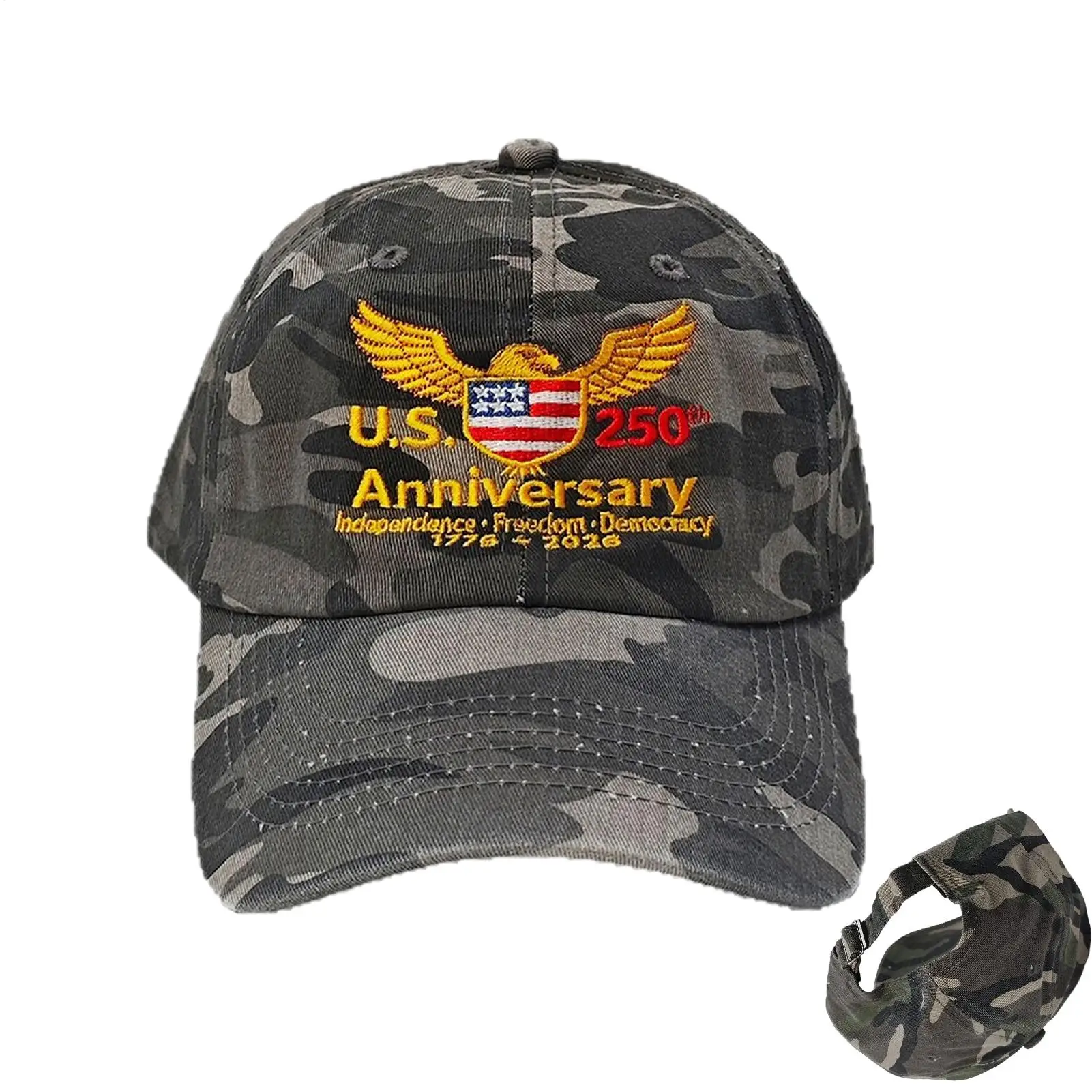 

Мужские бейсбольные кепки American 250th Eagle, регулируемая шляпа с национальной гербом для взрослых и мужчин, спорт на открытом воздухе, путешествия, праздник, гольф, бег
